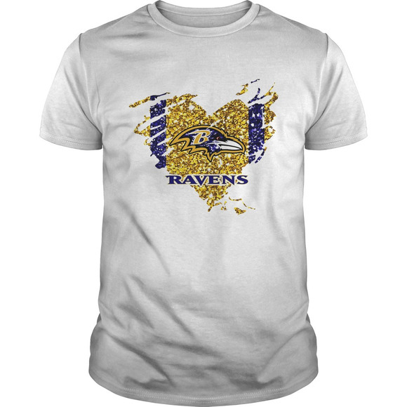 Other - Heart Diamond Baltimore Ravens Shirt